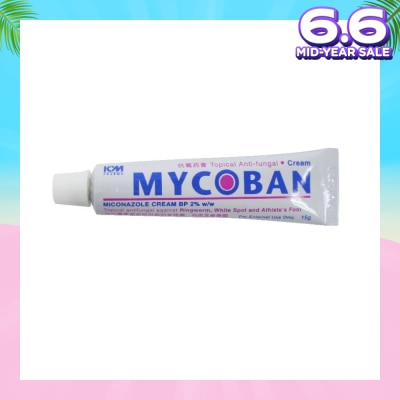 ICM PHARMA Mycoban Topical Antifungal Cream 15g