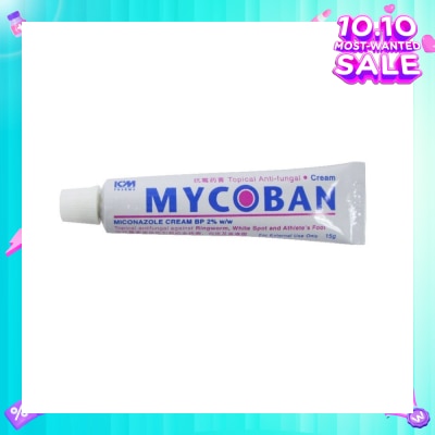 ICM PHARMA Mycoban Topical Antifungal Cream 15g