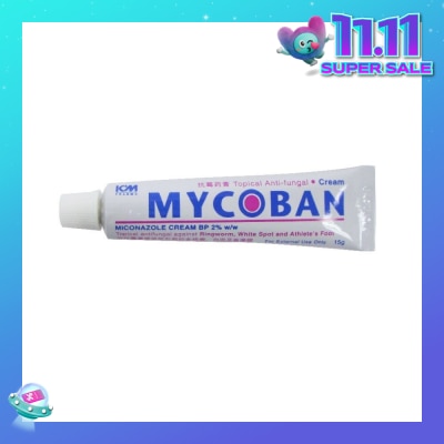 ICM PHARMA Mycoban Topical Antifungal Cream 15g