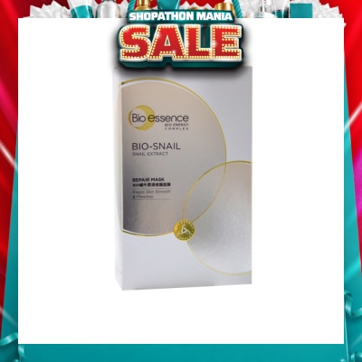 BIO ESSENCE - Bio-Snail Snail Extract Repair Mask 20ml x 10s