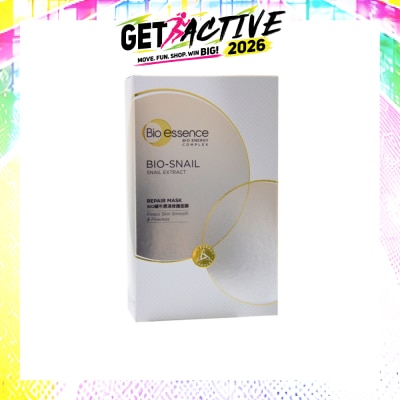 BIO ESSENCE - Bio-Snail Snail Extract Repair Mask 20ml x 10s image