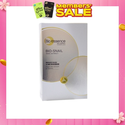 BIO ESSENCE Bio-Snail Snail Extract Repair Mask 20ml x 10s