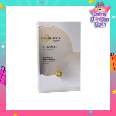 BIO ESSENCE Bio-Snail Snail Extract Repair Mask 20ml x 10s