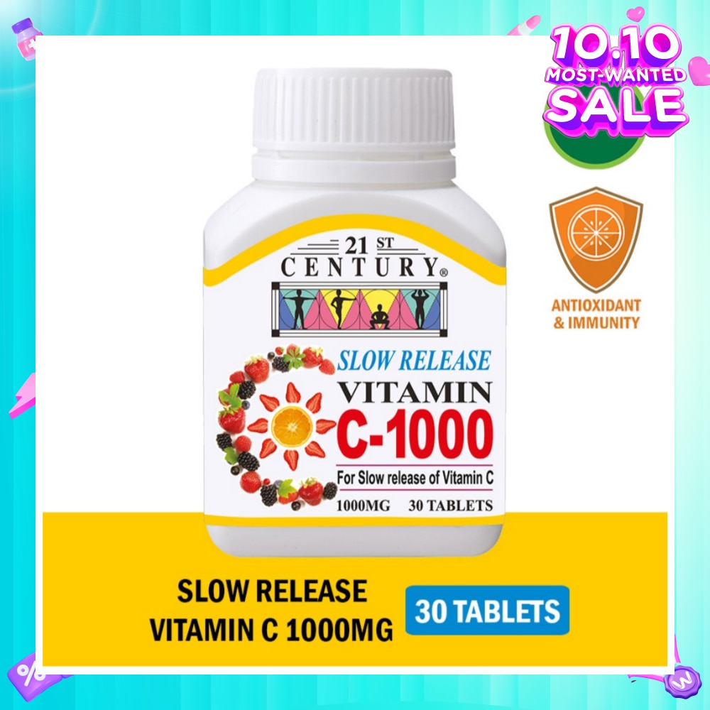 Slow Release Vitamin C-1000 Tablets (Maintain Body Resistance) 1000mg 30s