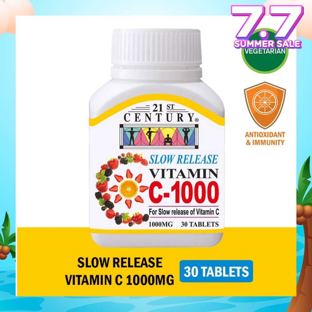 Slow Release Vitamin C-1000 Tablets (Maintain Body Resistance) 1000mg 30s