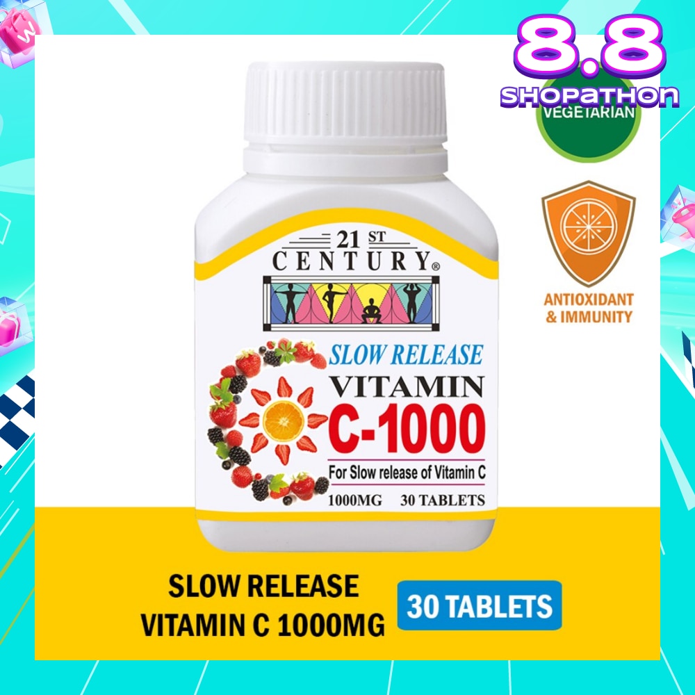 Slow Release Vitamin C-1000 Tablets (Maintain Body Resistance) 1000mg 30s