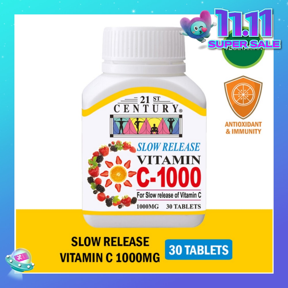 Slow Release Vitamin C-1000 Tablets (Maintain Body Resistance) 1000mg 30s