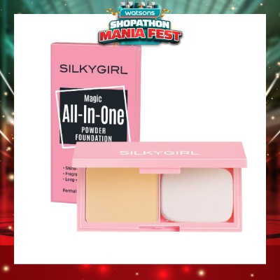 SILKYGIRL - Magic All-In-One Powder Foundation 01 Ivory 9g