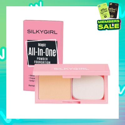 SILKYGIRL Magic All-In-One Powder Foundation 02 Natural Beige 9g