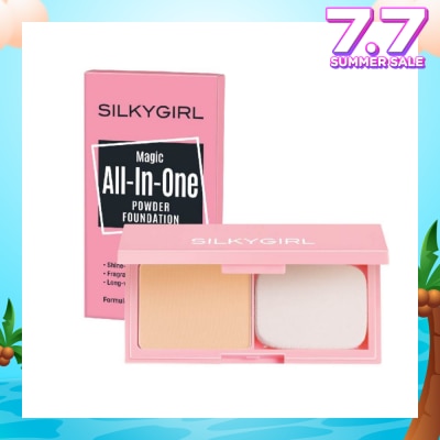 SILKYGIRL Magic All-In-One Powder Foundation 02 Natural Beige 9g