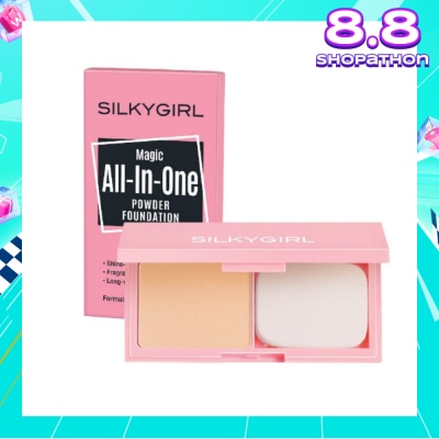 SILKYGIRL Magic All-In-One Powder Foundation 02 Natural Beige 9g
