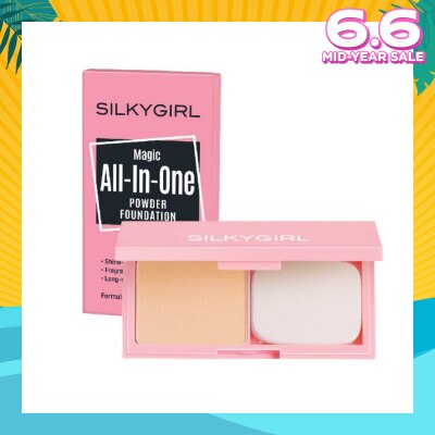 SILKYGIRL Magic All-In-One Powder Foundation 02 Natural Beige 9g