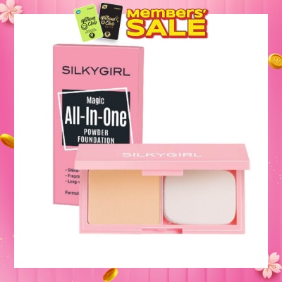 SILKYGIRL Magic All-In-One Powder Foundation 02 Natural Beige 9g