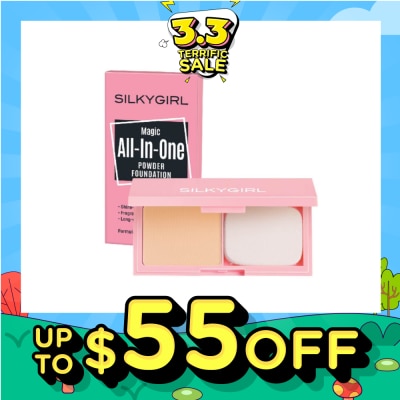 SILKYGIRL Magic All-In-One Powder Foundation 02 Natural Beige 9g