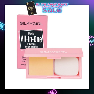 SILKYGIRL Magic All-In-One Powder Foundation 03 Natural Buff 9g