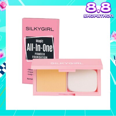 SILKYGIRL Magic All-In-One Powder Foundation 04 Medium 9g
