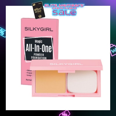 SILKYGIRL Magic All-In-One Powder Foundation 05 Natural Tan 9g