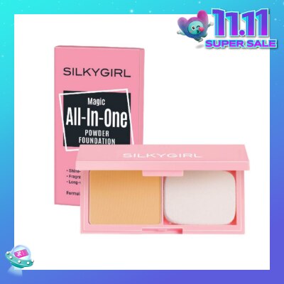 SILKYGIRL Magic All-In-One Powder Foundation 05 Natural Tan 9g