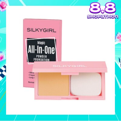 SILKYGIRL Magic All-In-One Powder Foundation 05 Natural Tan 9g