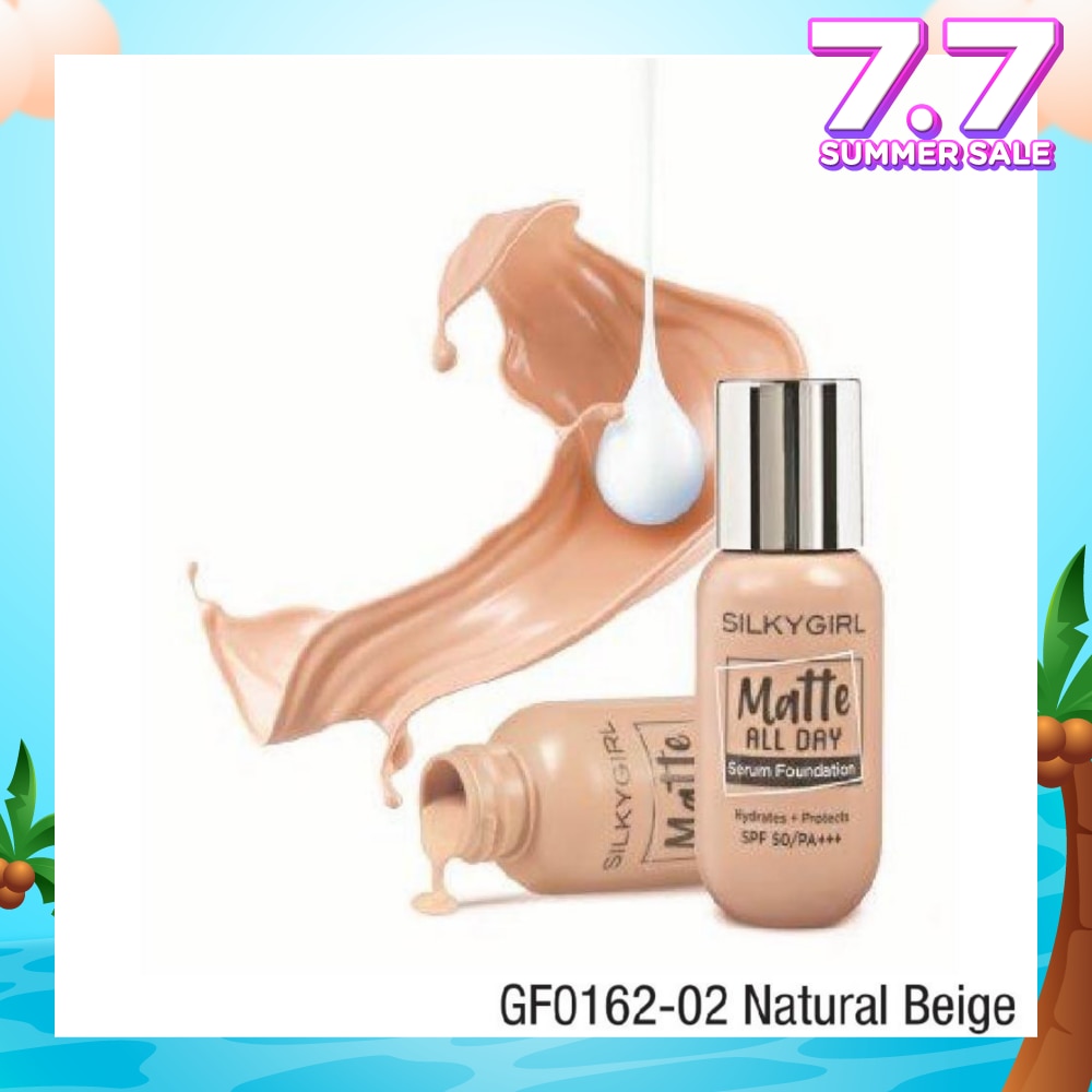 Matte All Day Serum Foundation 02 Natural Beige 20ml