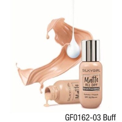 SILKYGIRL Matte All Day Serum Foundation 03 Buff 20ml