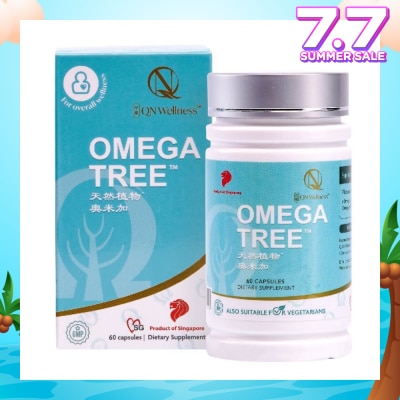 QN WELLNESS Omega Tree (It Helps Maintain Healthy Blood Vessel, Healthy Blood Circulation) 60s