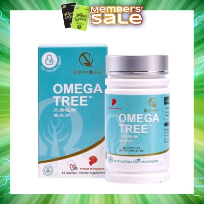 QN WELLNESS - Omega Tree (It Helps Maintain Healthy Blood Vessel, Healthy Blood Circulation) 60s