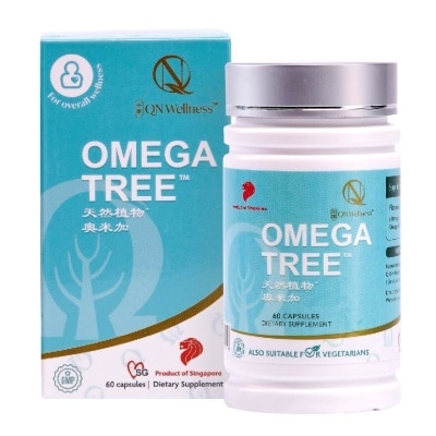 QN WELLNESS Omega Tree (It Helps Maintain Healthy Blood Vessel, Healthy Blood Circulation) 60s