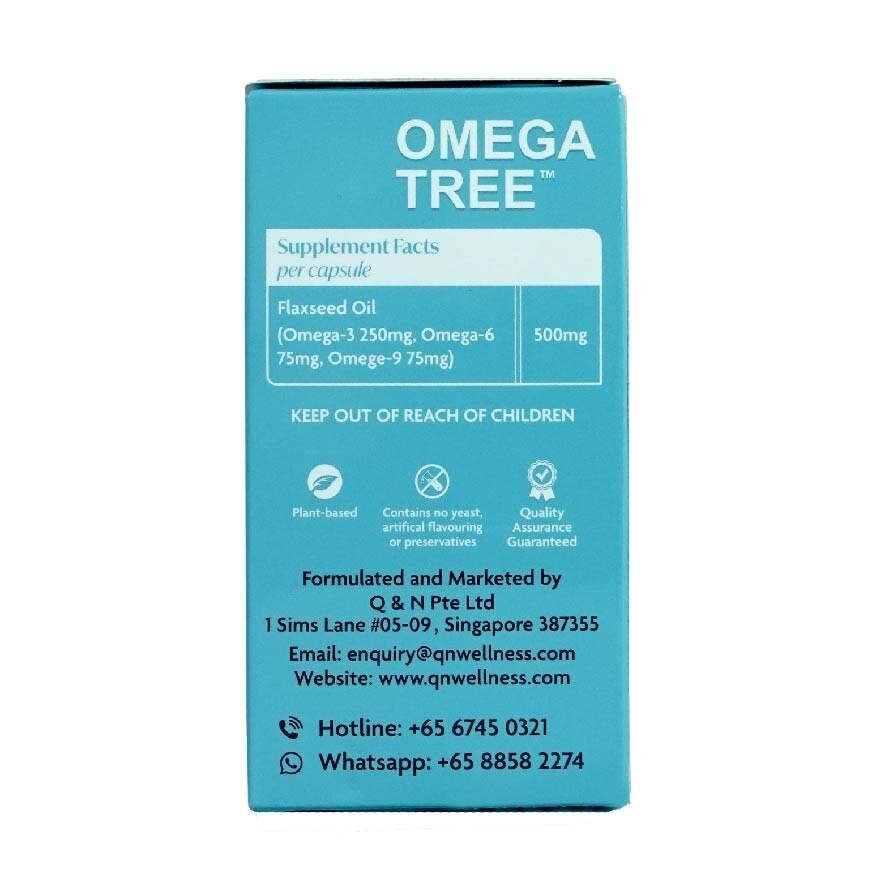 Omega Tree (It Helps Maintain Healthy Blood Vessel, Healthy Blood Circulation) 60s