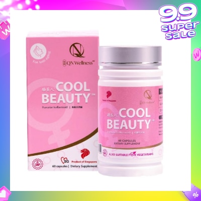 QN WELLNESS Cool Beauty (Helps Healthy Complexion, Energy, Vitality And Mild Symptoms Of Menopause) 60s