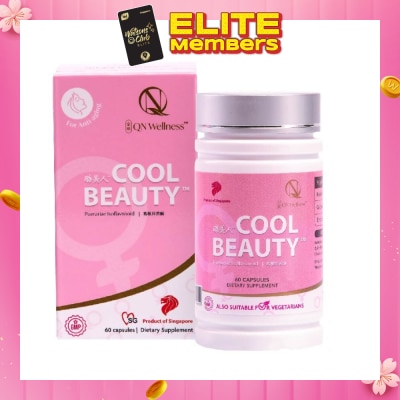 QN WELLNESS Cool Beauty (Helps Healthy Complexion, Energy, Vitality And Mild Symptoms Of Menopause) 60s