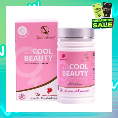 QN WELLNESS Cool Beauty (Helps Healthy Complexion, Energy, Vitality And Mild Symptoms Of Menopause) 60s