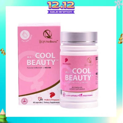 QN WELLNESS Cool Beauty (Helps Healthy Complexion, Energy, Vitality And Mild Symptoms Of Menopause) 60s