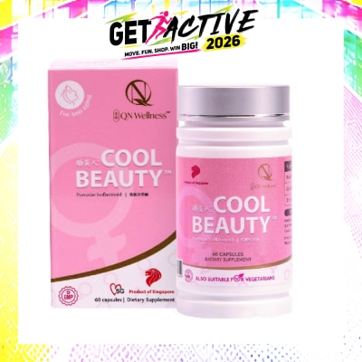 QN WELLNESS - Cool Beauty (Helps Healthy Complexion, Energy, Vitality And Mild Symptoms Of Menopause) 60s image
