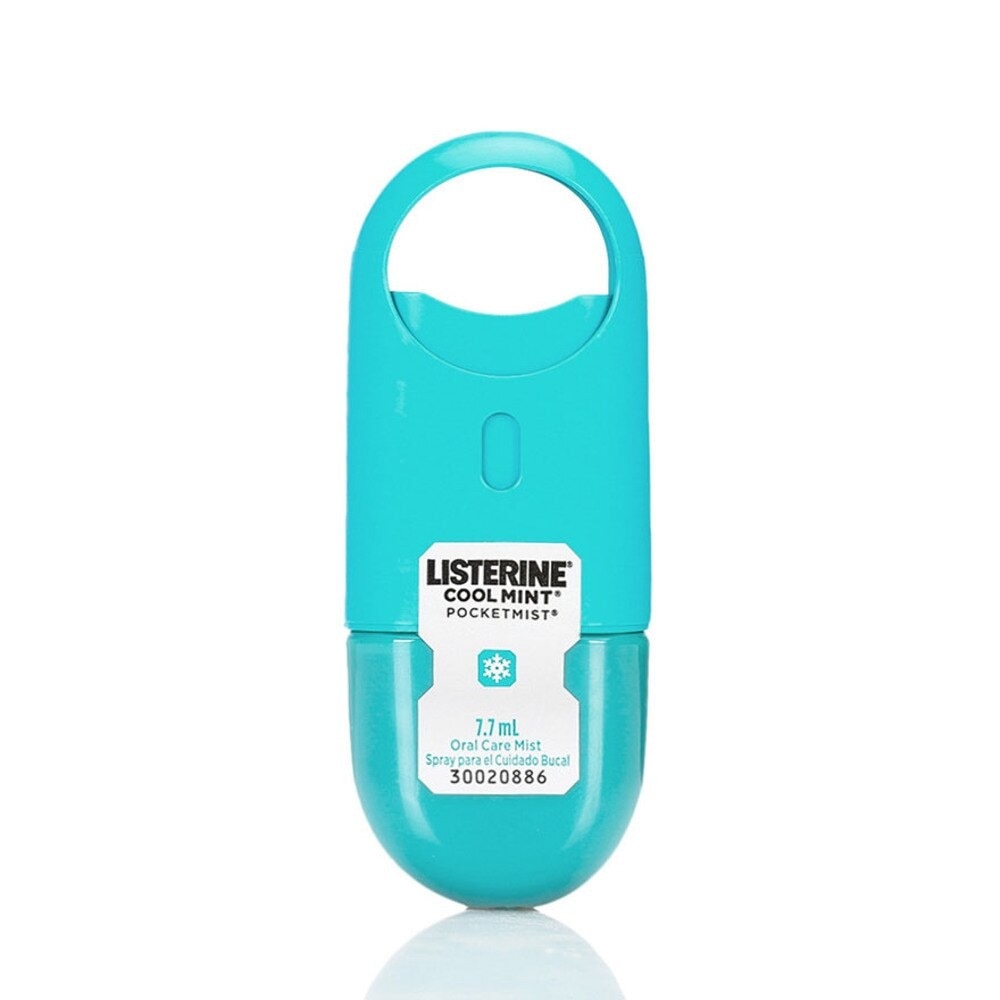 Listerine Cool Mint Pocketmist Mouth Spray 7.7ml (Kills 99.9% Bad-Breath Germs)