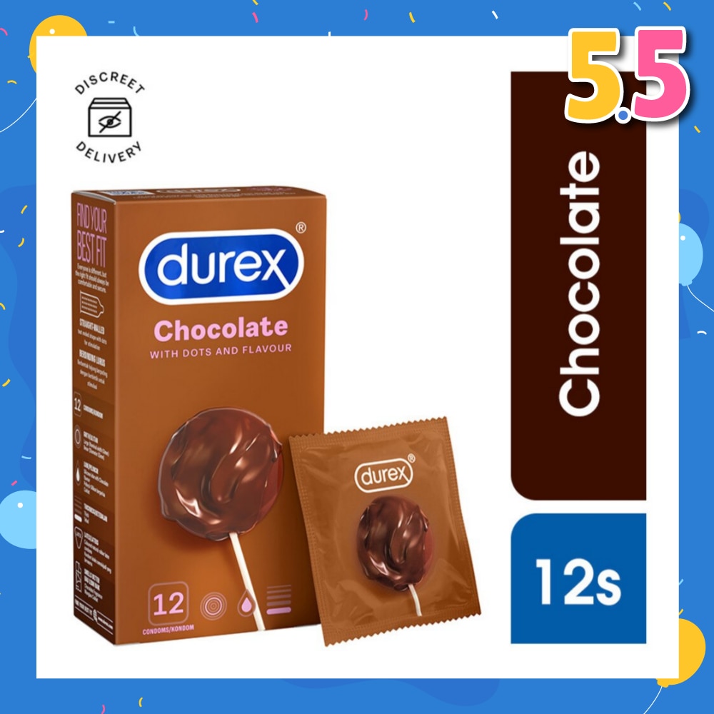 Extra Pleasure Dotted Shape Condom Chocolate 12s