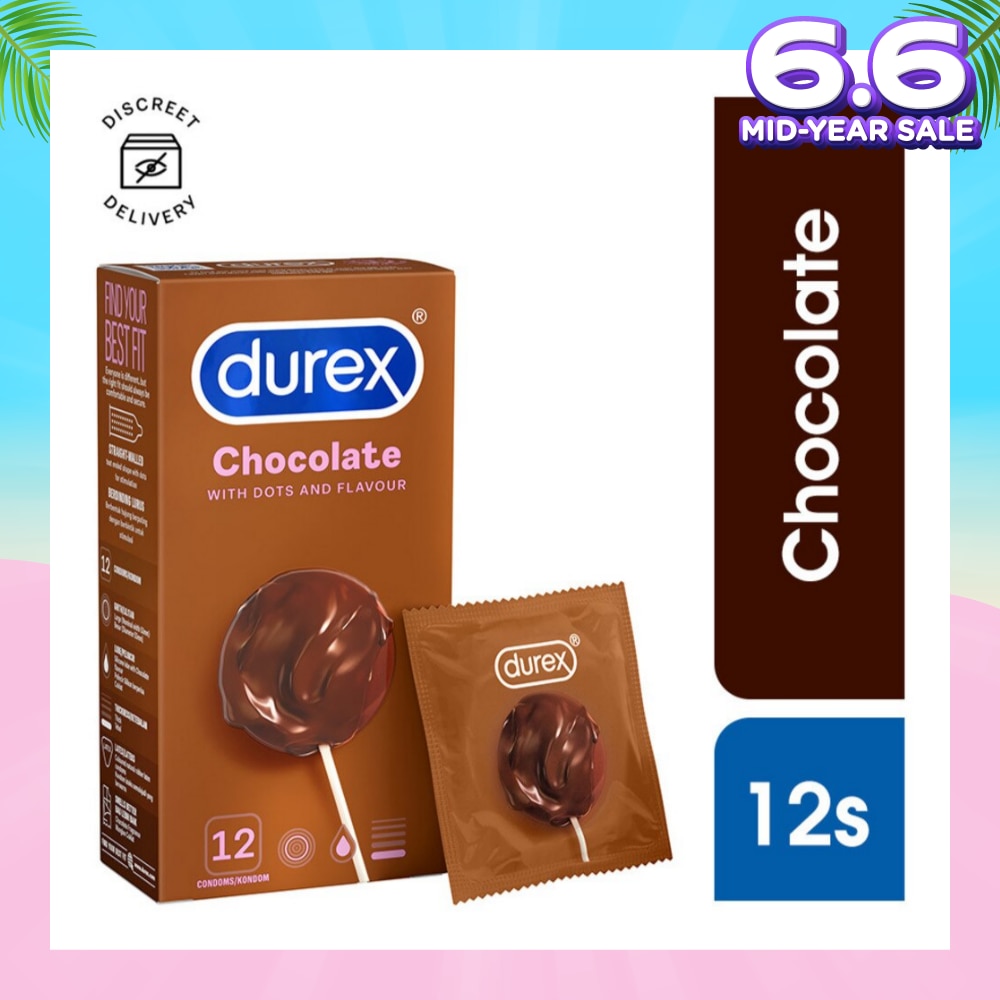 Extra Pleasure Dotted Shape Condom Chocolate 12s