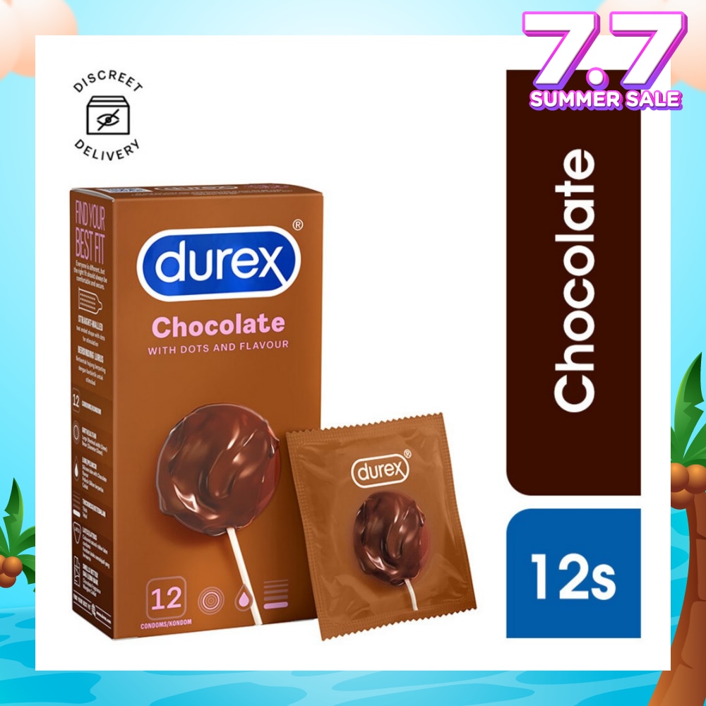 Extra Pleasure Dotted Shape Condom Chocolate 12s