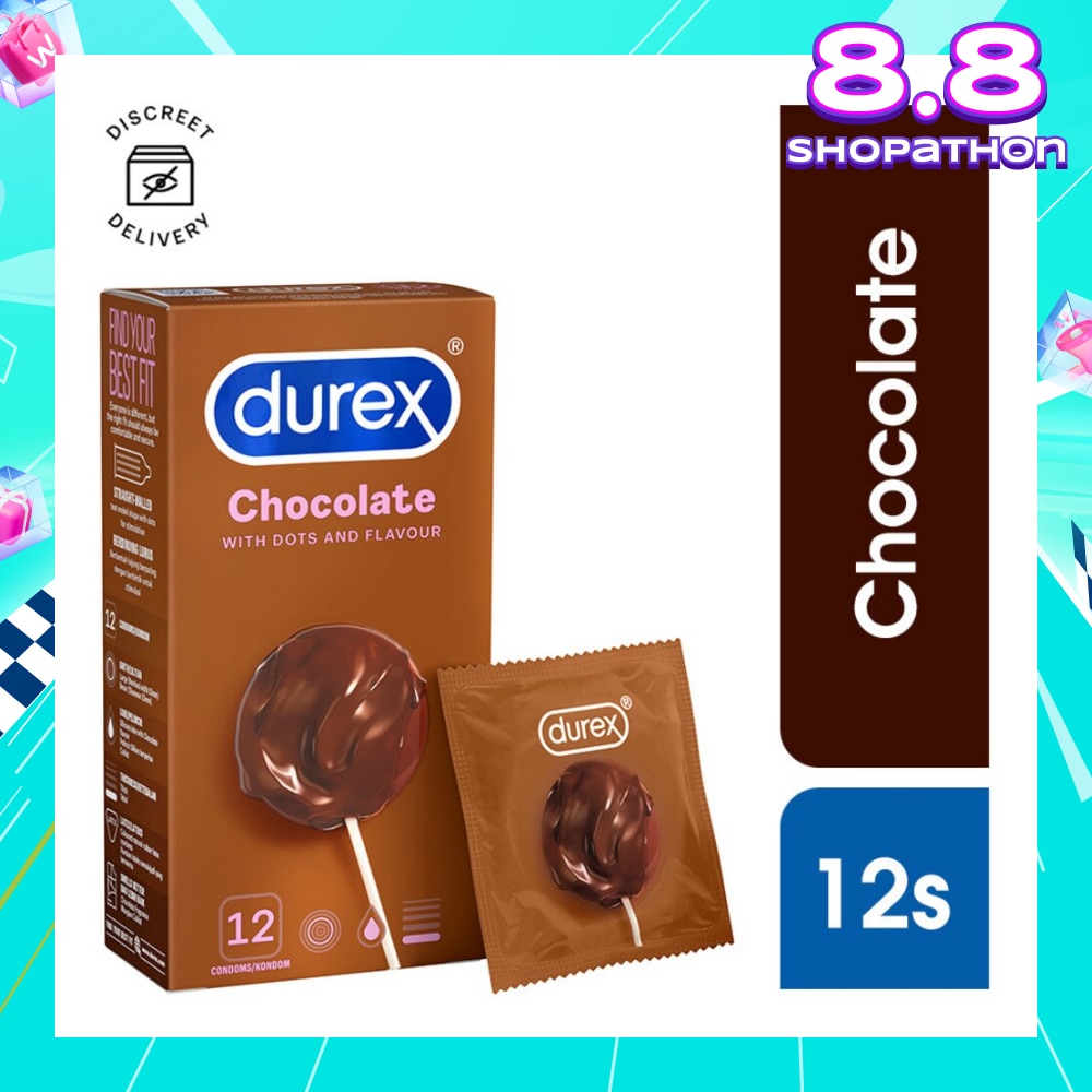 Extra Pleasure Dotted Shape Condom Chocolate 12s