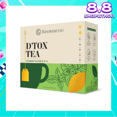 KINOHIMITSU D'tox Tea Peppermint Flavour Tea Bag Sachet (Rejuvenate Body Restore Vigour) 30s