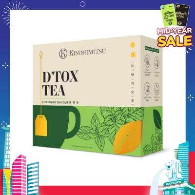 KINOHIMITSU D'tox Tea Peppermint Flavour Tea Bag Sachet (Rejuvenate Body Restore Vigour) 30s