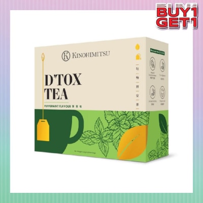 KINOHIMITSU D'tox Tea Peppermint Flavour Tea Bag Sachet (Rejuvenate Body Restore Vigour) 30s
