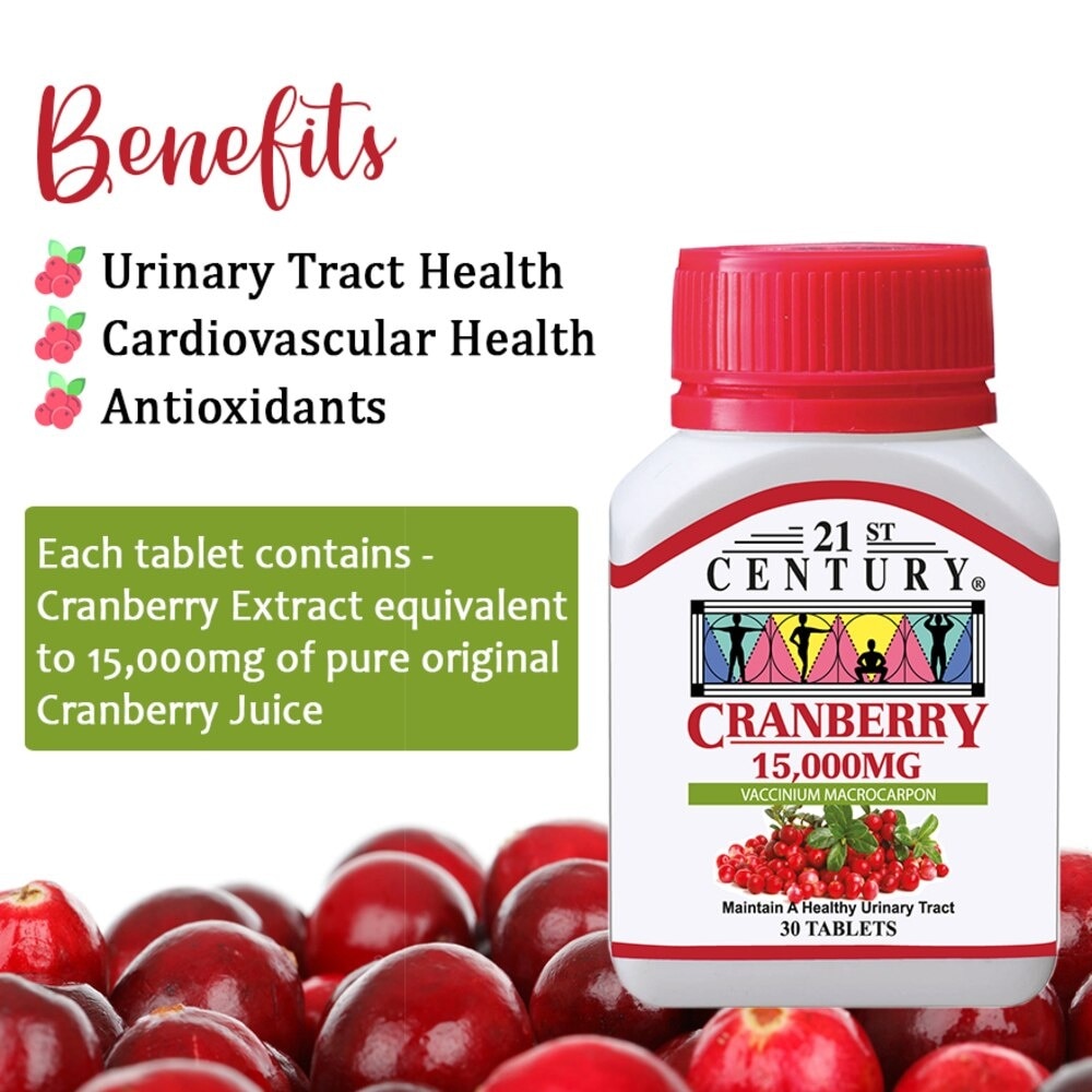 Cranberry Tablets 15000mg (Maintain Healthy Urinary Tract) 30s