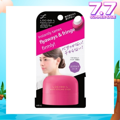 LUCIDO-L Hair Styling Stick Extra Hard (Holds Updos Fixes Unruly & Flyaway Hair) 13g