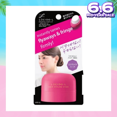LUCIDO-L Hair Styling Stick Extra Hard (Holds Updos Fixes Unruly & Flyaway Hair) 13g