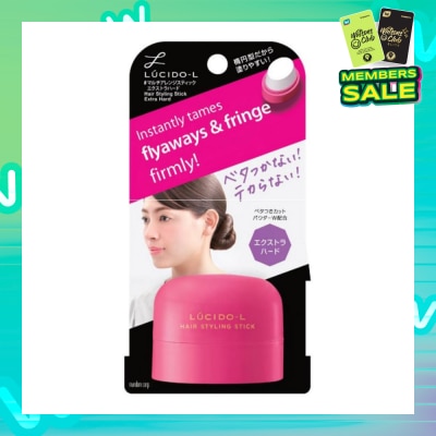LUCIDO-L Hair Styling Stick Extra Hard (Holds Updos Fixes Unruly & Flyaway Hair) 13g
