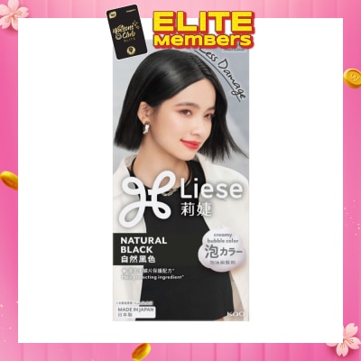 LIESE Creamy Bubble Natural Black (Easy DIY Foam Format) 1s