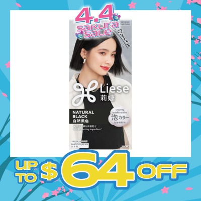 LIESE - Creamy Bubble Natural Black (Easy DIY Foam Format) 1s