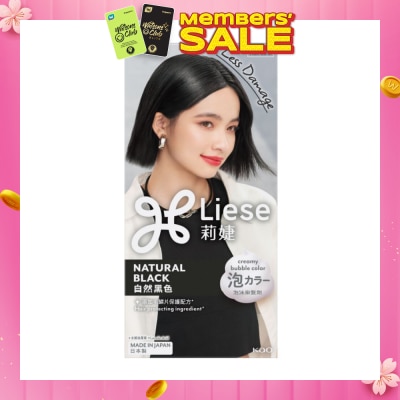 LIESE Creamy Bubble Natural Black (Easy DIY Foam Format) 1s