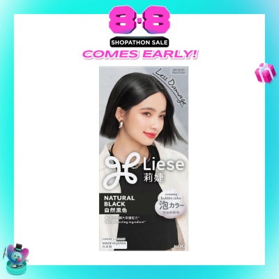LIESE - Creamy Bubble Natural Black (Easy DIY Foam Format) 1s